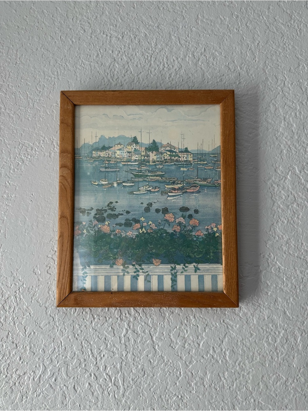 Vintage Coastal Lithograph
